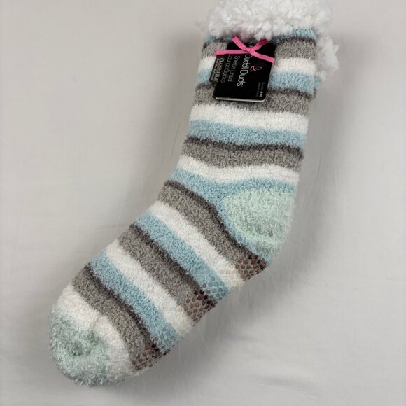 Cuddl Duds Lounge Socks Women's Size 4-10 Non-Skid Sherpa Lined - Picture 2 of 6